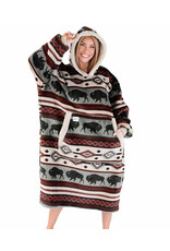 Buffalo Fair Isle Blanket Hoodie Buffalo Fair Isle Blanket Hoodie