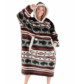 Buffalo Fair Isle Blanket Hoodie