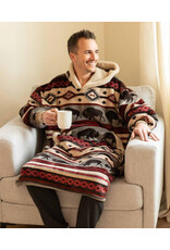 Buffalo Fair Isle Blanket Hoodie Buffalo Fair Isle Blanket Hoodie