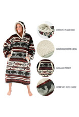 Buffalo Fair Isle Blanket Hoodie Buffalo Fair Isle Blanket Hoodie