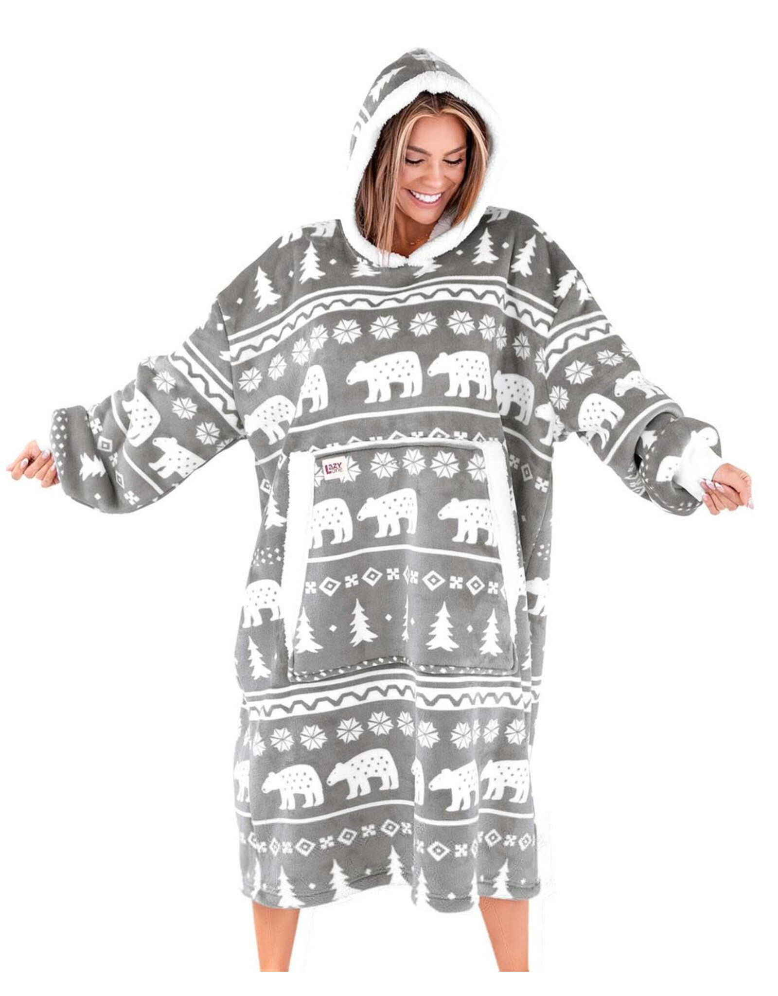 Nordic Bear Blanket Hoodie