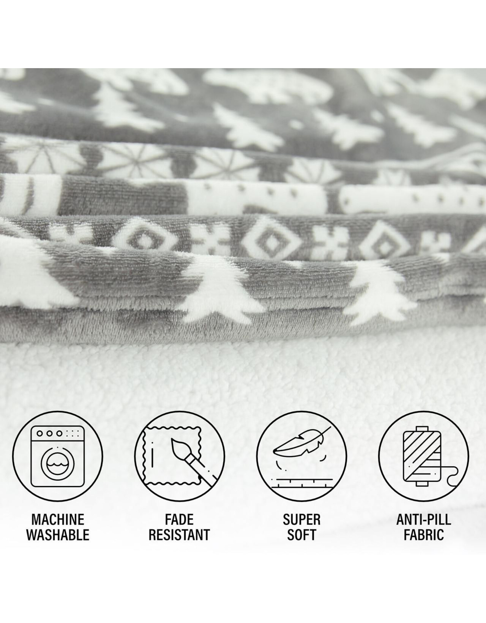 Nordic Bear Blanket Hoodie