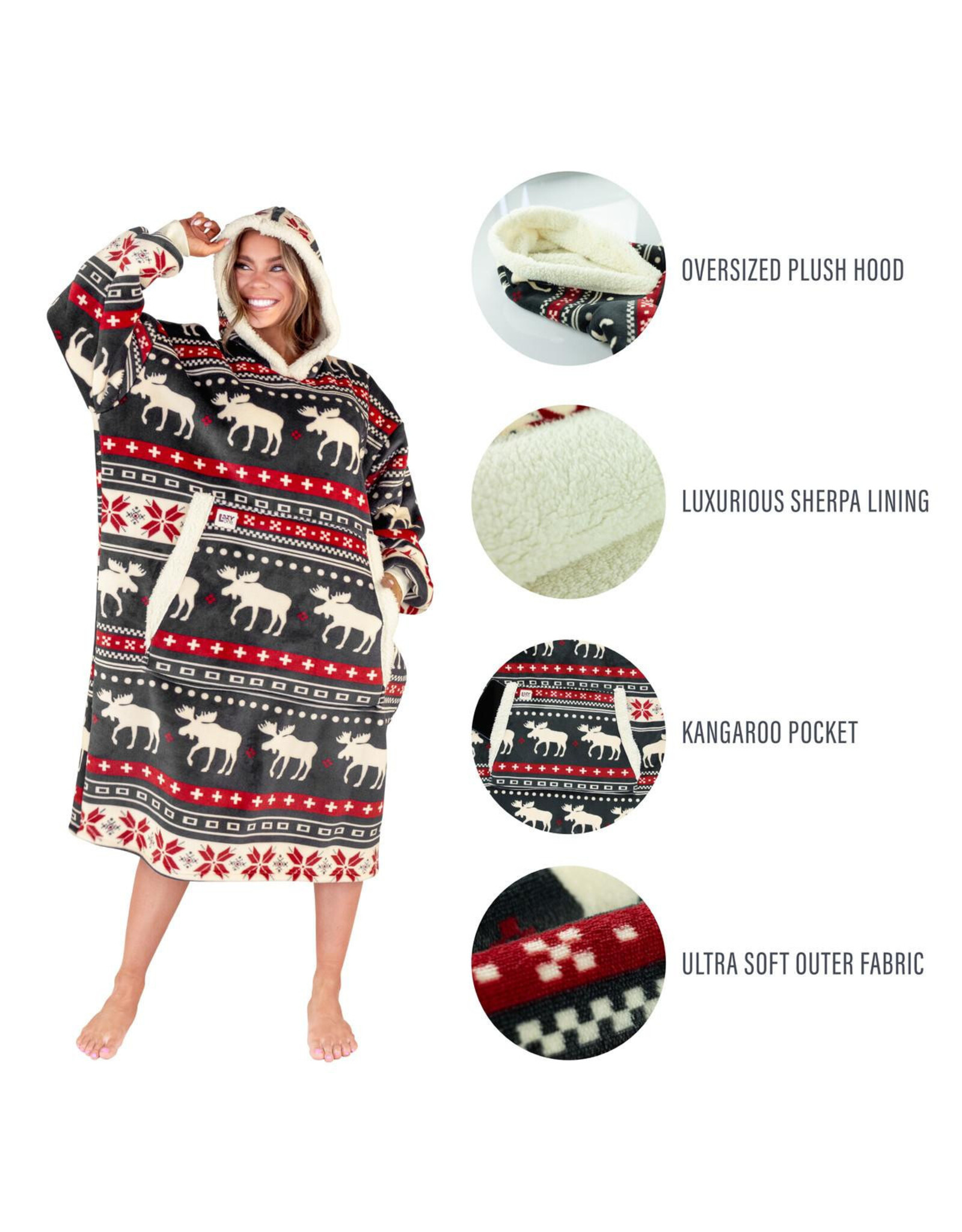Cabin Fair Isle Blanket Hoodie