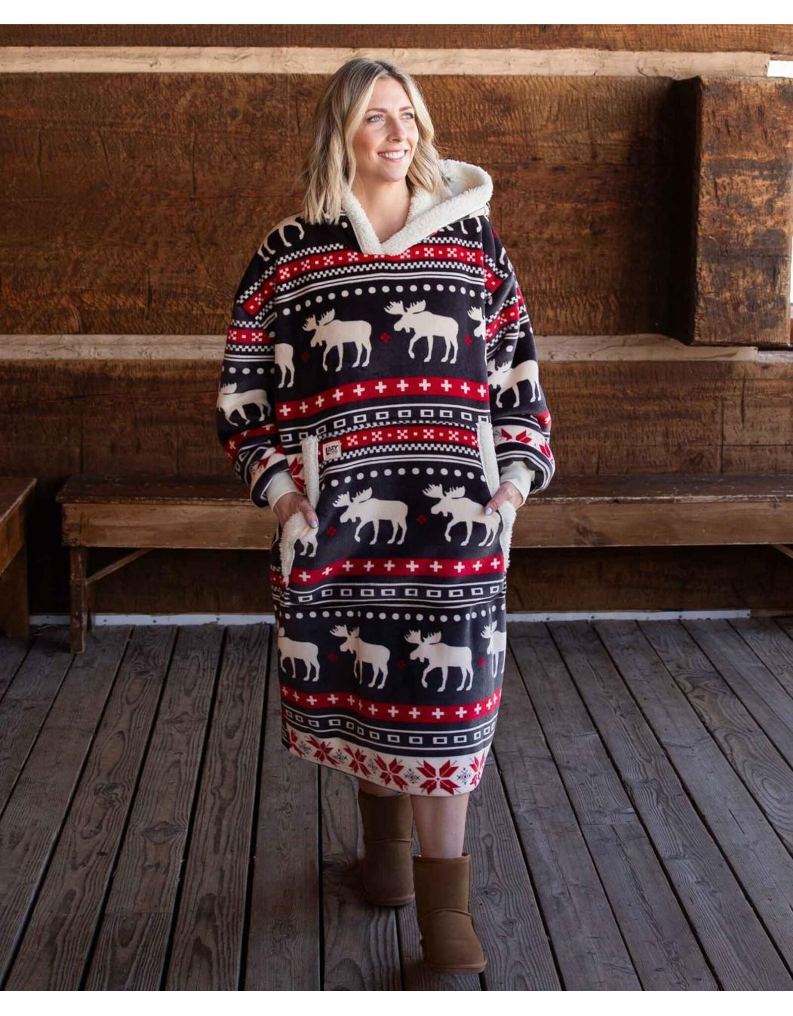 Cabin Fair Isle Blanket Hoodie