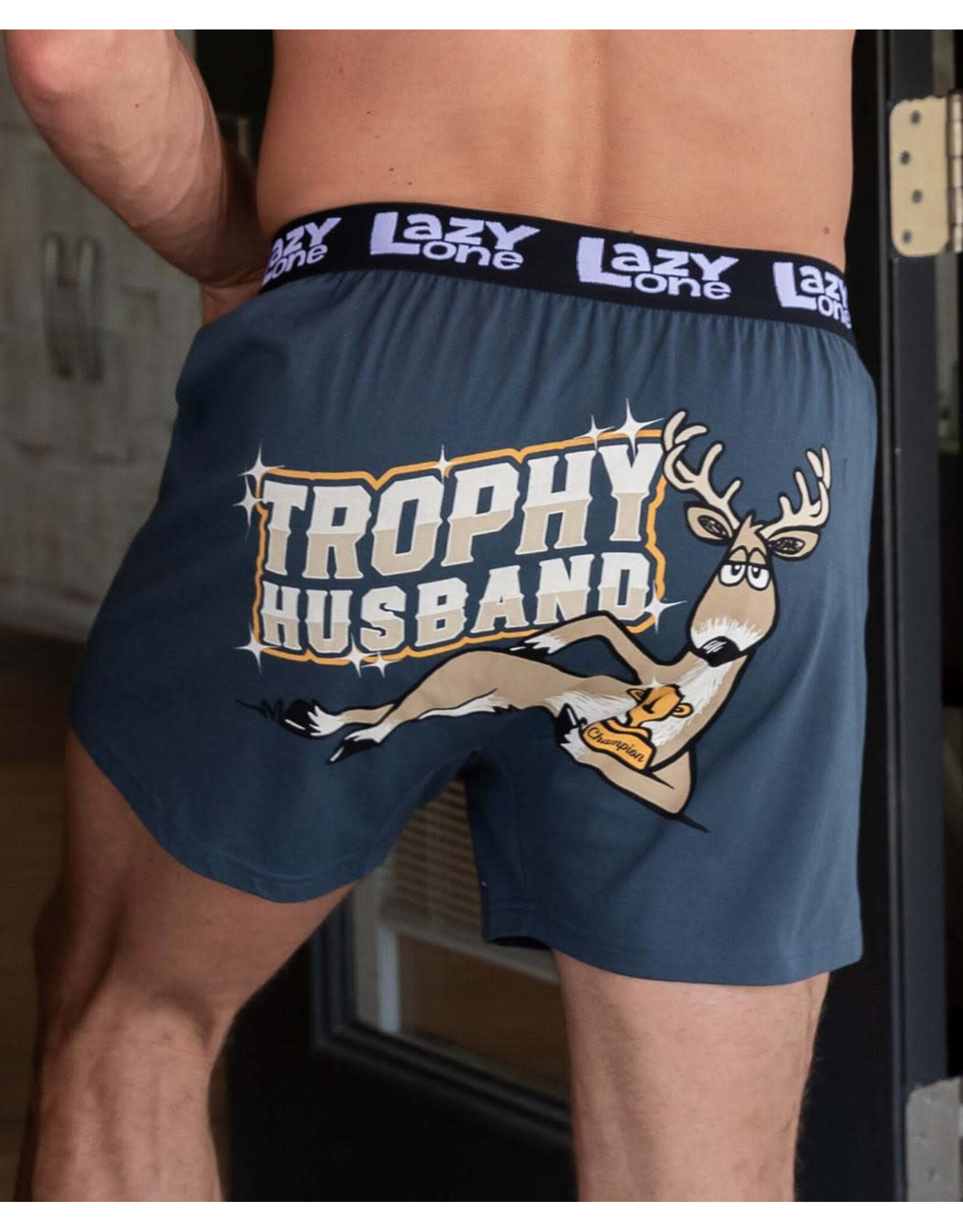 Trophy Husband Mens Funny Boxer