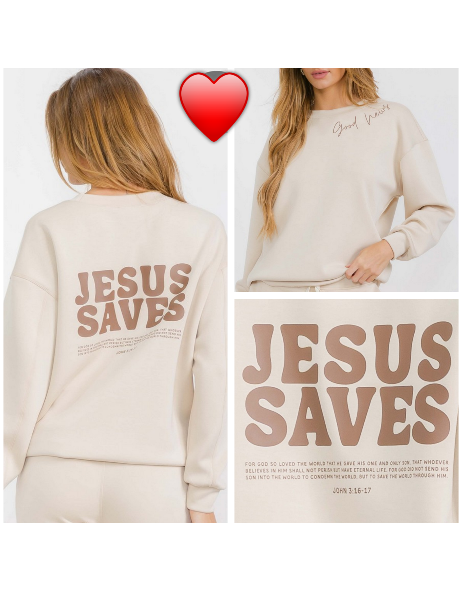 Jesus Saves Ultra Comfy Pullover Sweatshirt