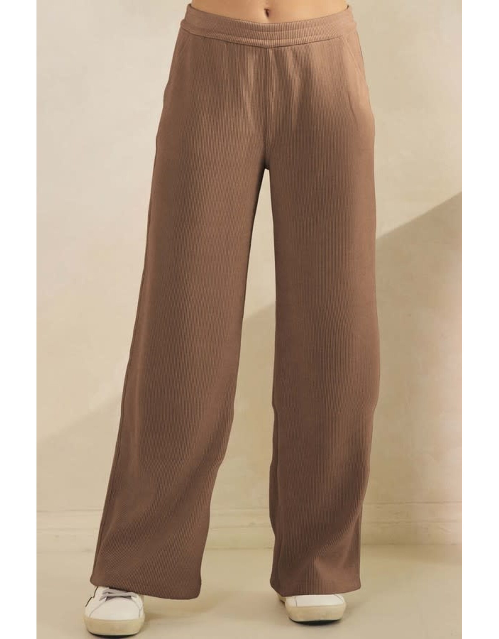 Rachel Comfort Straight Leg Corduroy Knit Pants