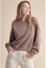 Rachel Relaxed Ribbed Corduroy Long Sleeve Top