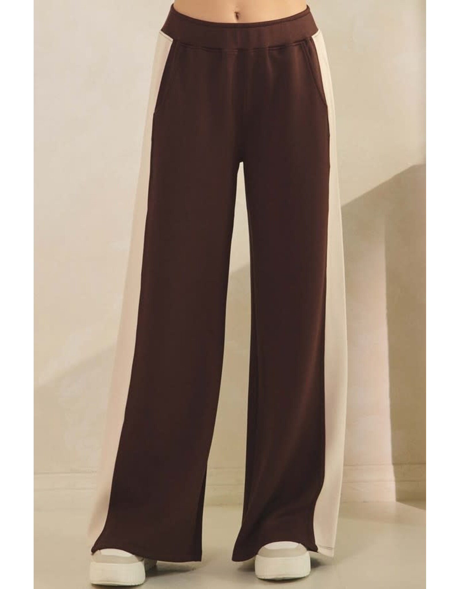 So Relaxed UltraComfy Two Tone Wide-Leg Pants