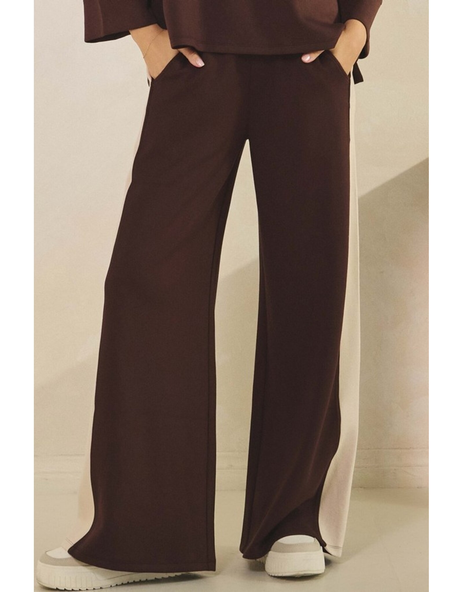 So Relaxed UltraComfy Two Tone Wide-Leg Pants