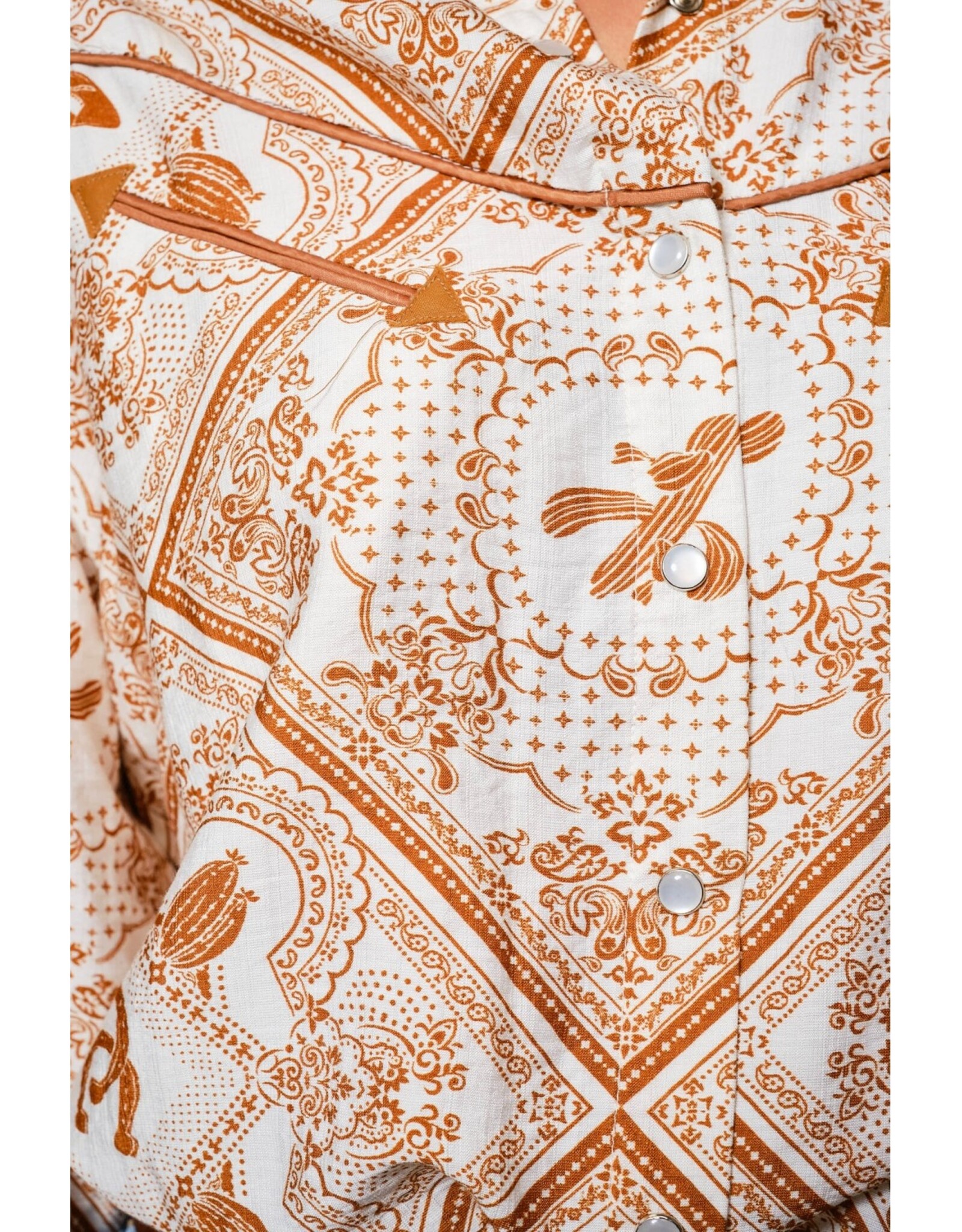 Lainey Western Long Sleeve Button-Up Shirt