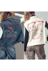 Chasing Sunsets Embroidered Denim Vest