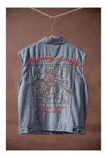 Chasing Sunsets Embroidered Denim Vest