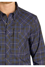 Rock & Roll Denim Rock & Roll Denim Mens Tek Stretch Brushed Plaid Shirt