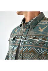 Burlebo Burlebo Vintage Heavyweight Flannel Whitetail Aztec Burlebo Burlebo Vintage Heavyweight Flannel Whitetail Aztec