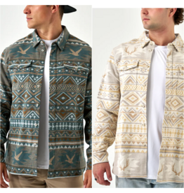 Burlebo Burlebo Vintage Heavyweight Flannel Whitetail Aztec