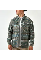 Burlebo Burlebo Vintage Heavyweight Flannel Whitetail Aztec Burlebo Burlebo Vintage Heavyweight Flannel Whitetail Aztec