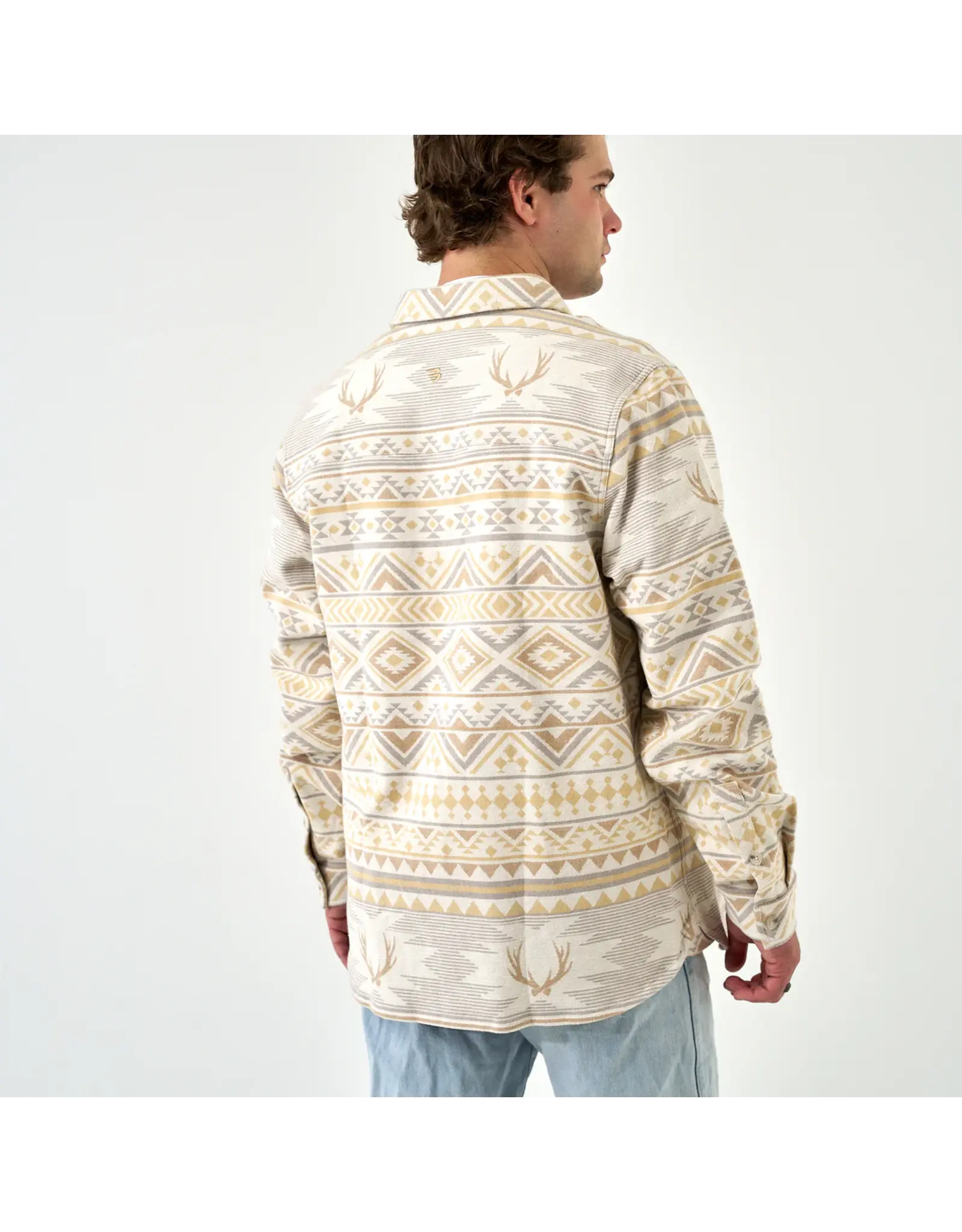 Burlebo Burlebo Vintage Heavyweight Flannel Whitetail Aztec