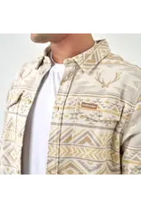 Burlebo Burlebo Vintage Heavyweight Flannel Whitetail Aztec Burlebo Burlebo Vintage Heavyweight Flannel Whitetail Aztec