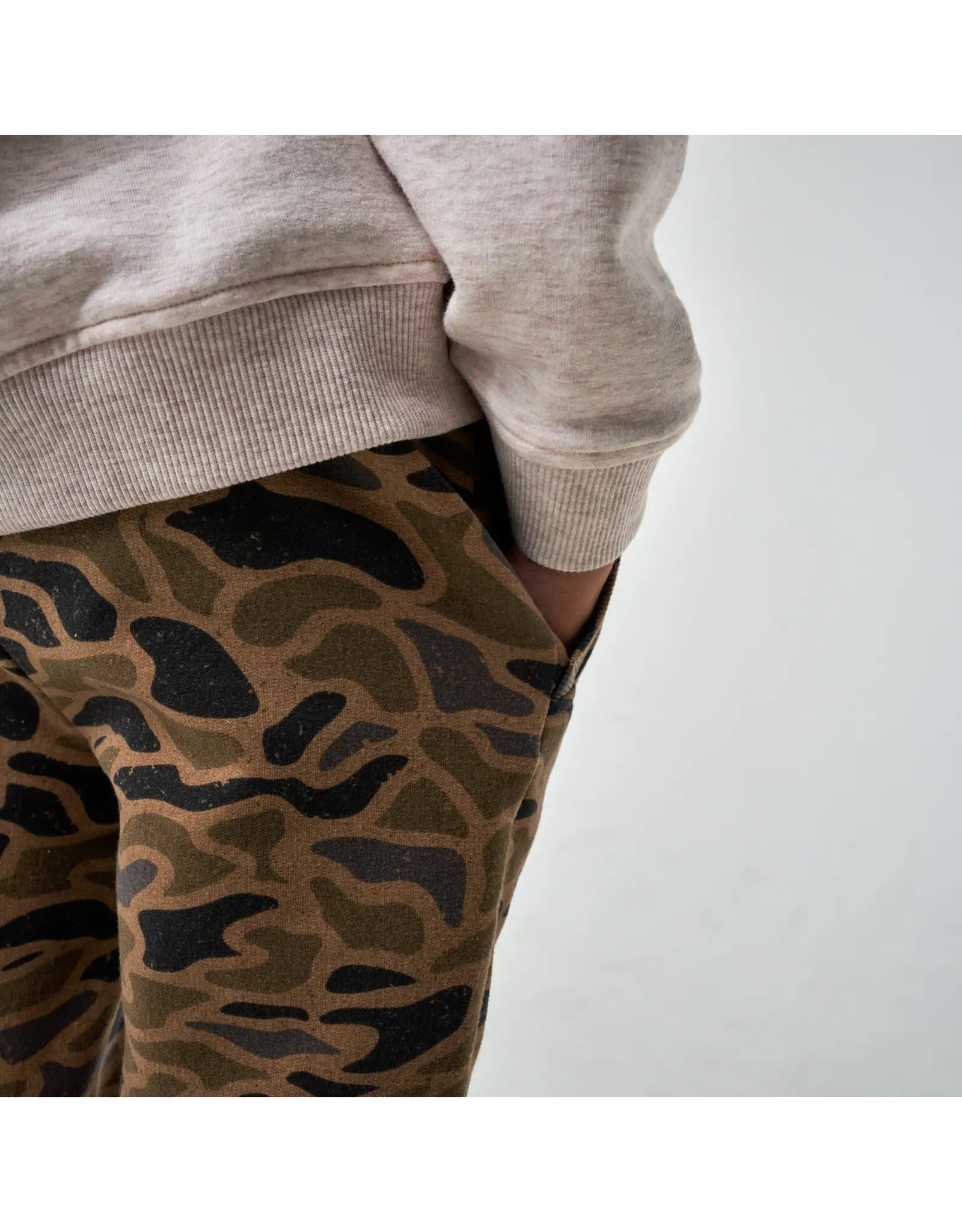 Burlebo Burlebo Youth Fleece Jogger Gauge Camo