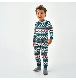 Burlebo Burlebo Boys Performance PJ Set Outdoors Christmas