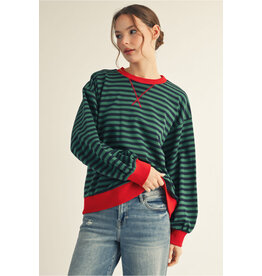 Christina Stripe Sweatshirt Christina Stripe Sweatshirt