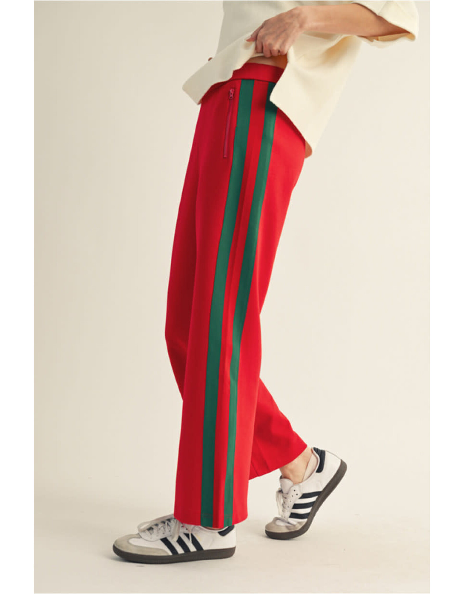 Regina Red Athletic Style Pants