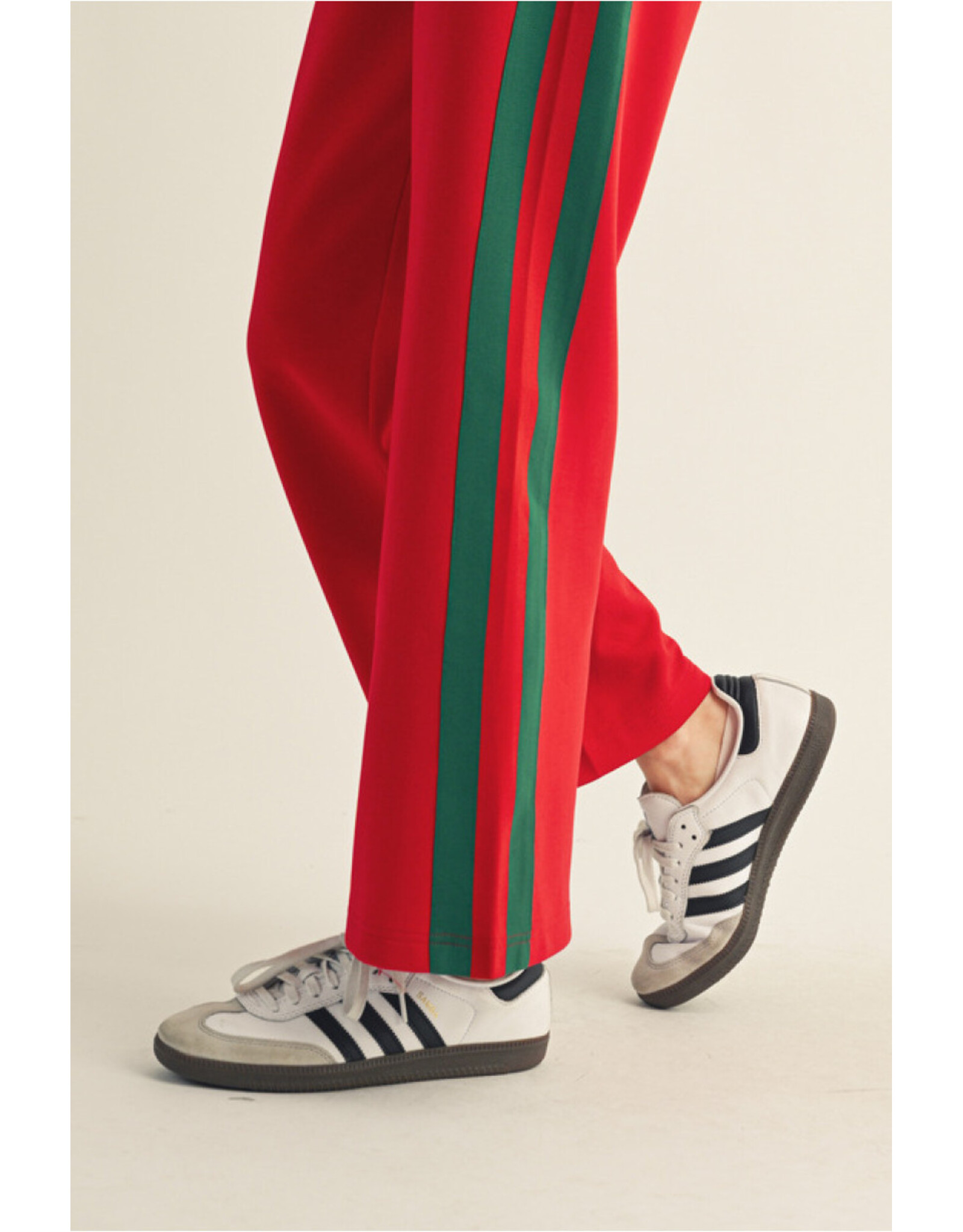 Regina Red Athletic Style Pants