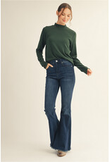 Basic Long Sleeve Mock Turtleneck