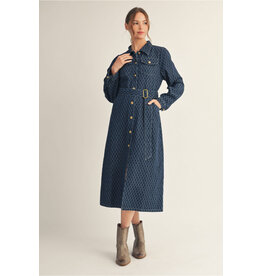 Halley Denim Midi Dress