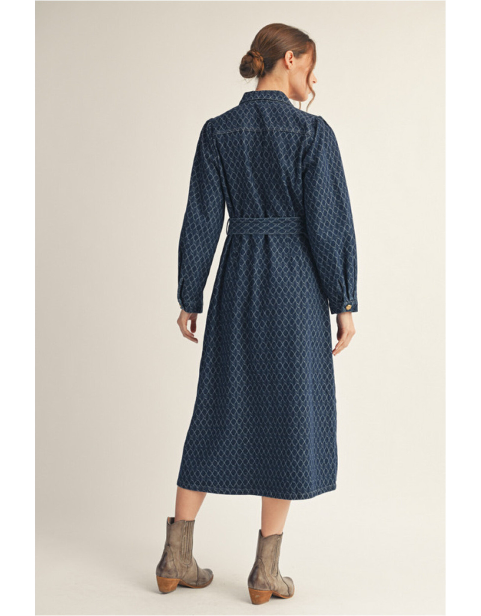 Halley Denim Midi Dress