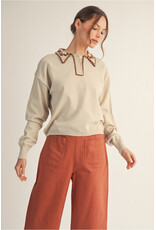 Patricia Polo Embroidered Sweater