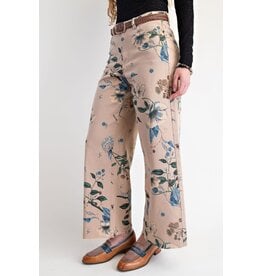 Farah Floral Stretch Twill Pants