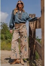 Farah Floral Stretch Twill Pants