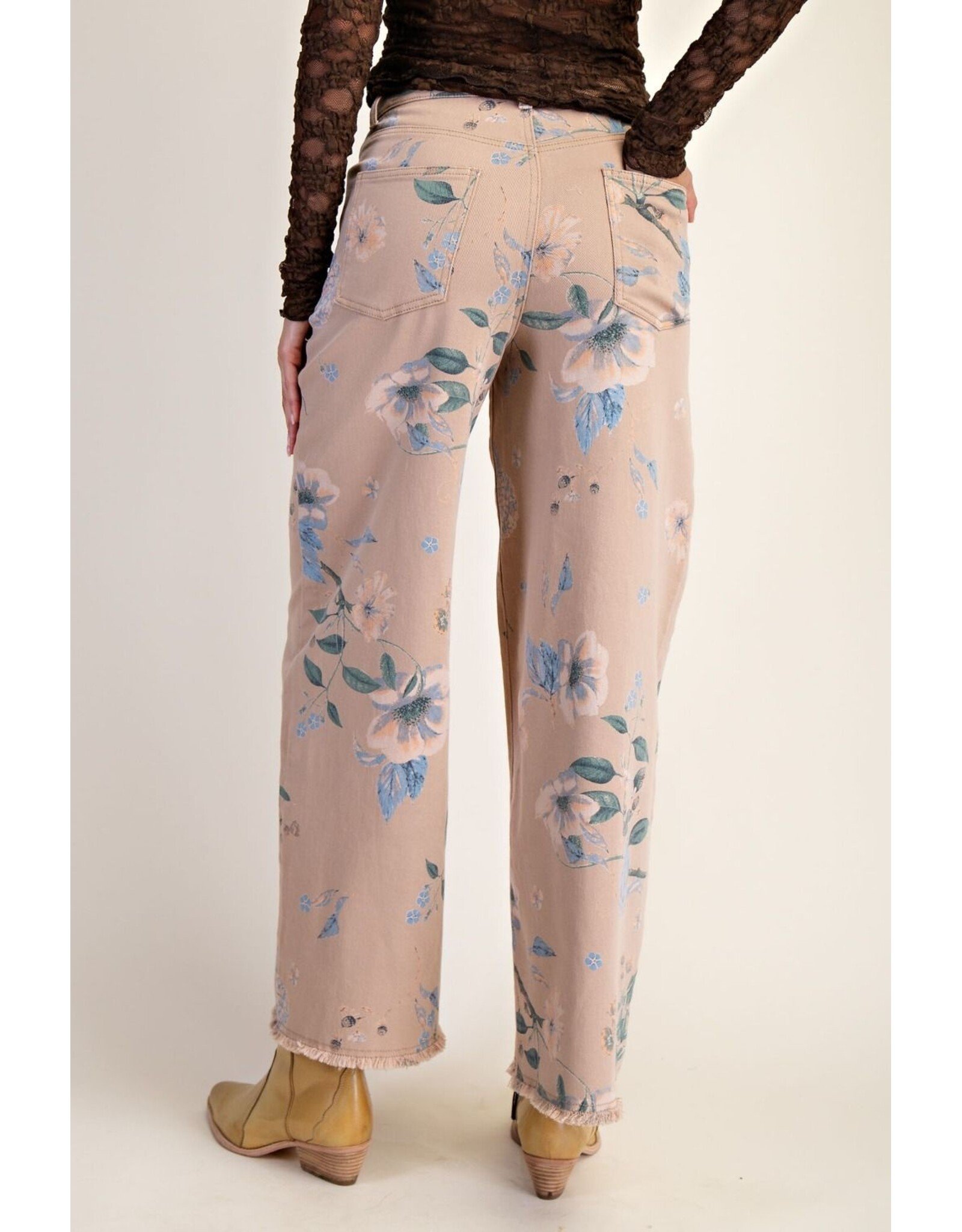 Farah Floral Stretch Twill Pants