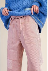 Stacey Red Stipe Jeans