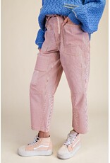 Stacey Red Stipe Jeans