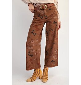 Fallon Floral Print Jeans