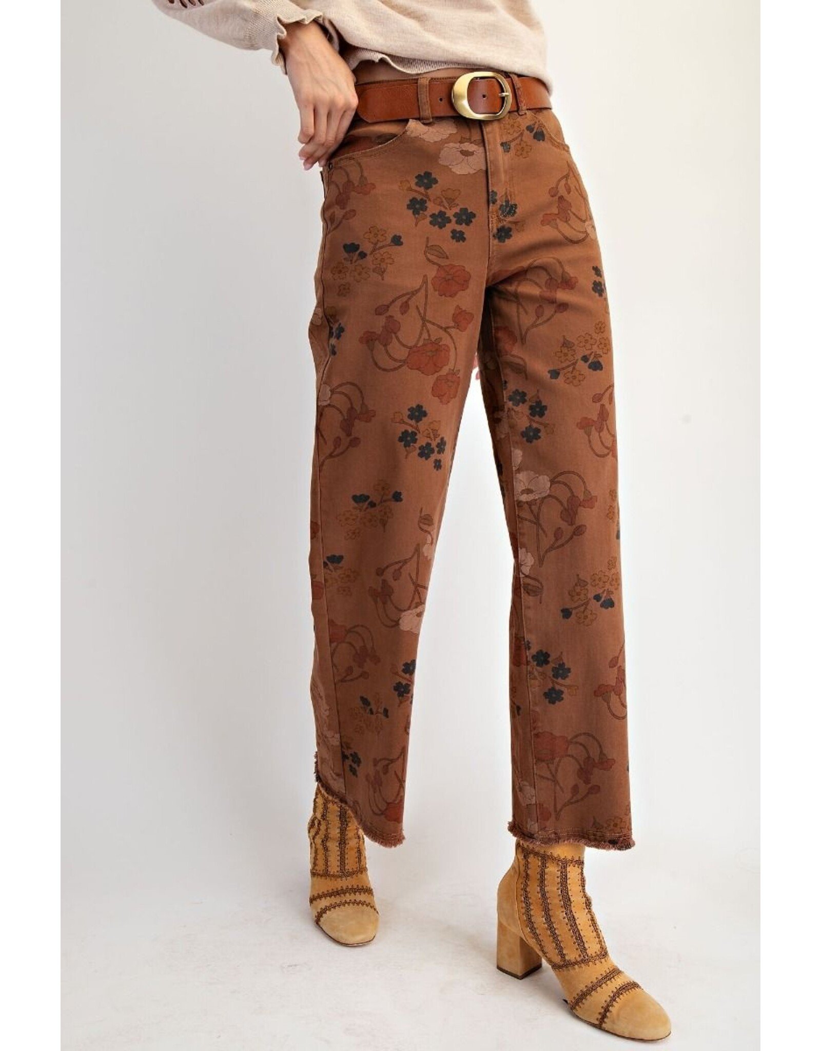 Fallon Floral Print Jeans