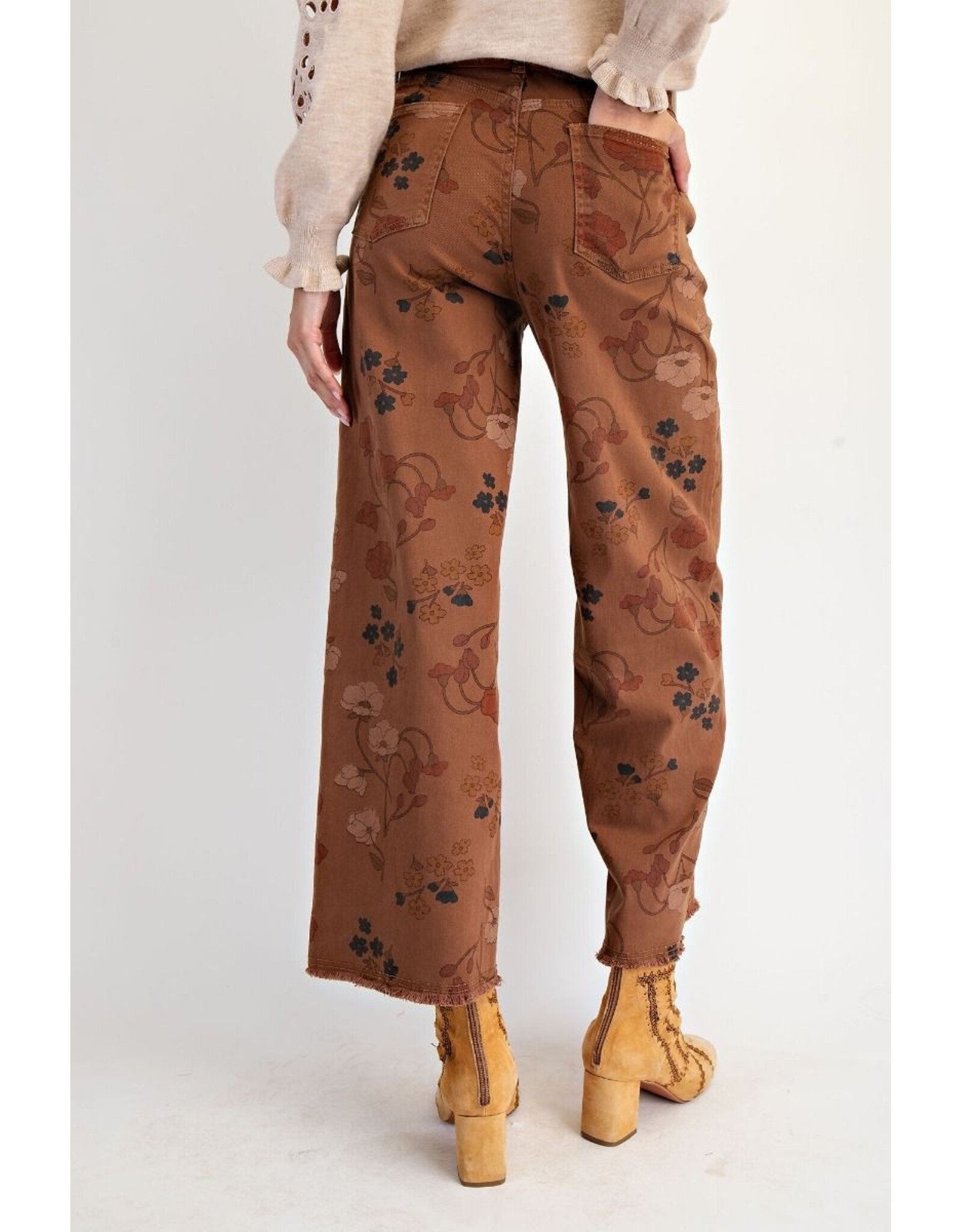 Fallon Floral Print Jeans