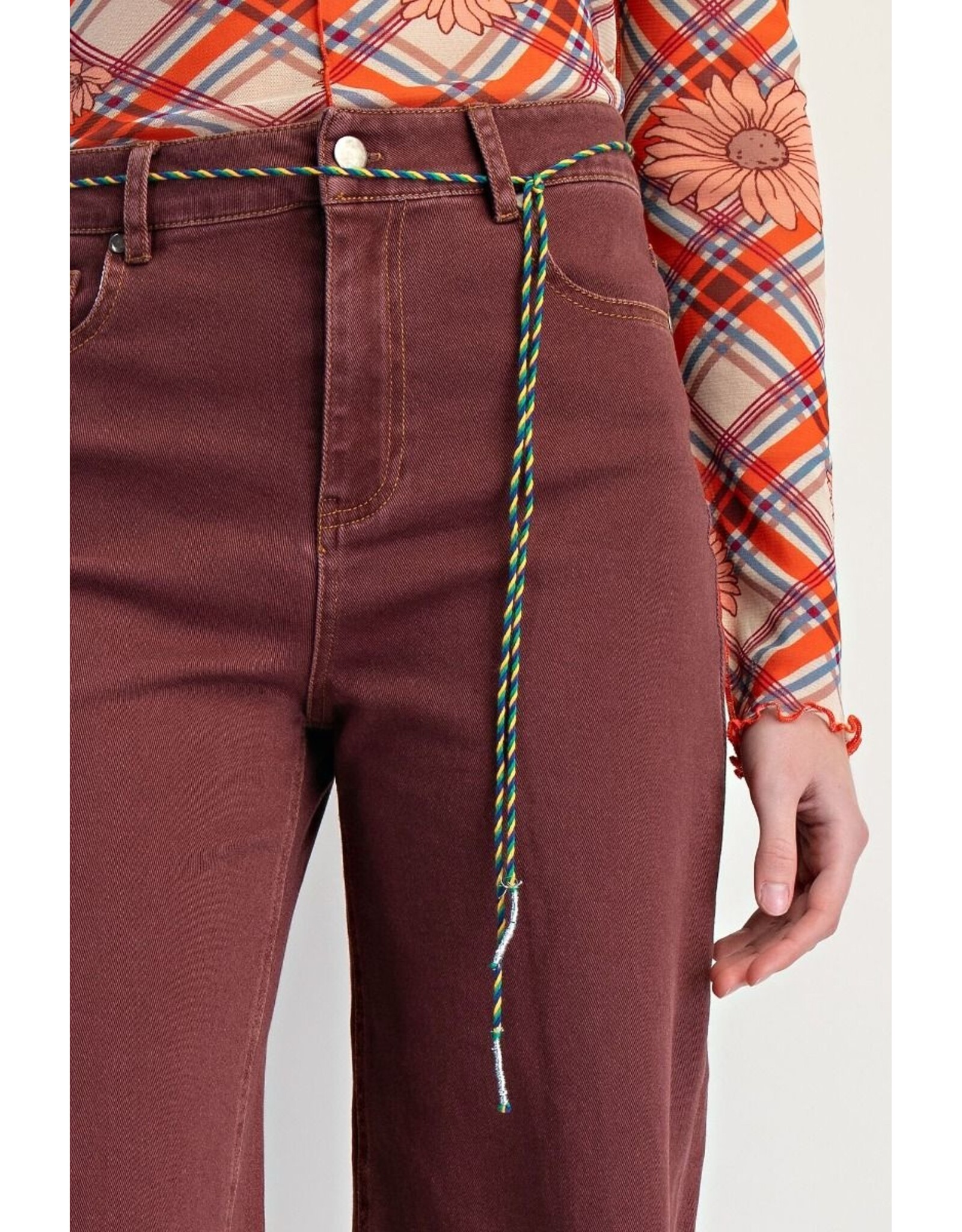 Valerie Vintage Wine Jeans