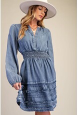 Teressa Tencel Blue Denim Dress