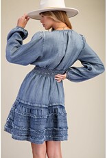 Teressa Tencel Blue Denim Dress