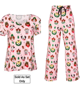 Santa Pups Pajama Set