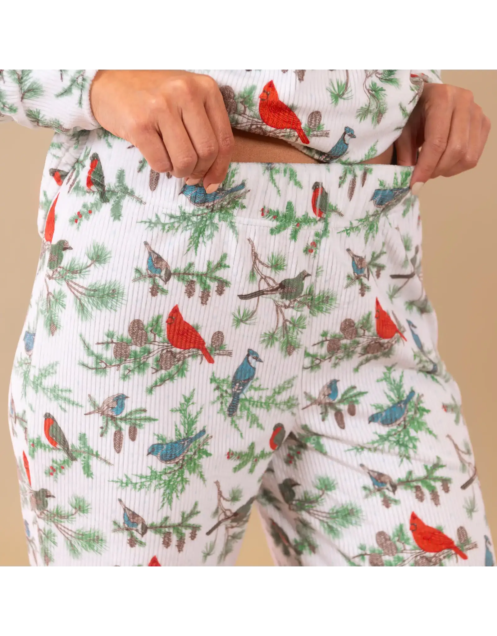 Winter Birds Pajama Set