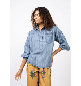 Ivy Jane Ivy Jane Tuck Sleeve Popover Shirt