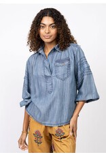 Ivy Jane Ivy Jane Tuck Sleeve Popover Shirt