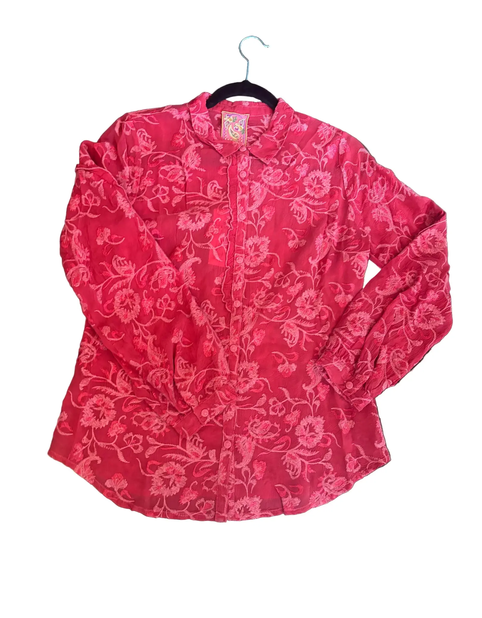 Johnny Was Johnny Was Elain Shirt - Scooter