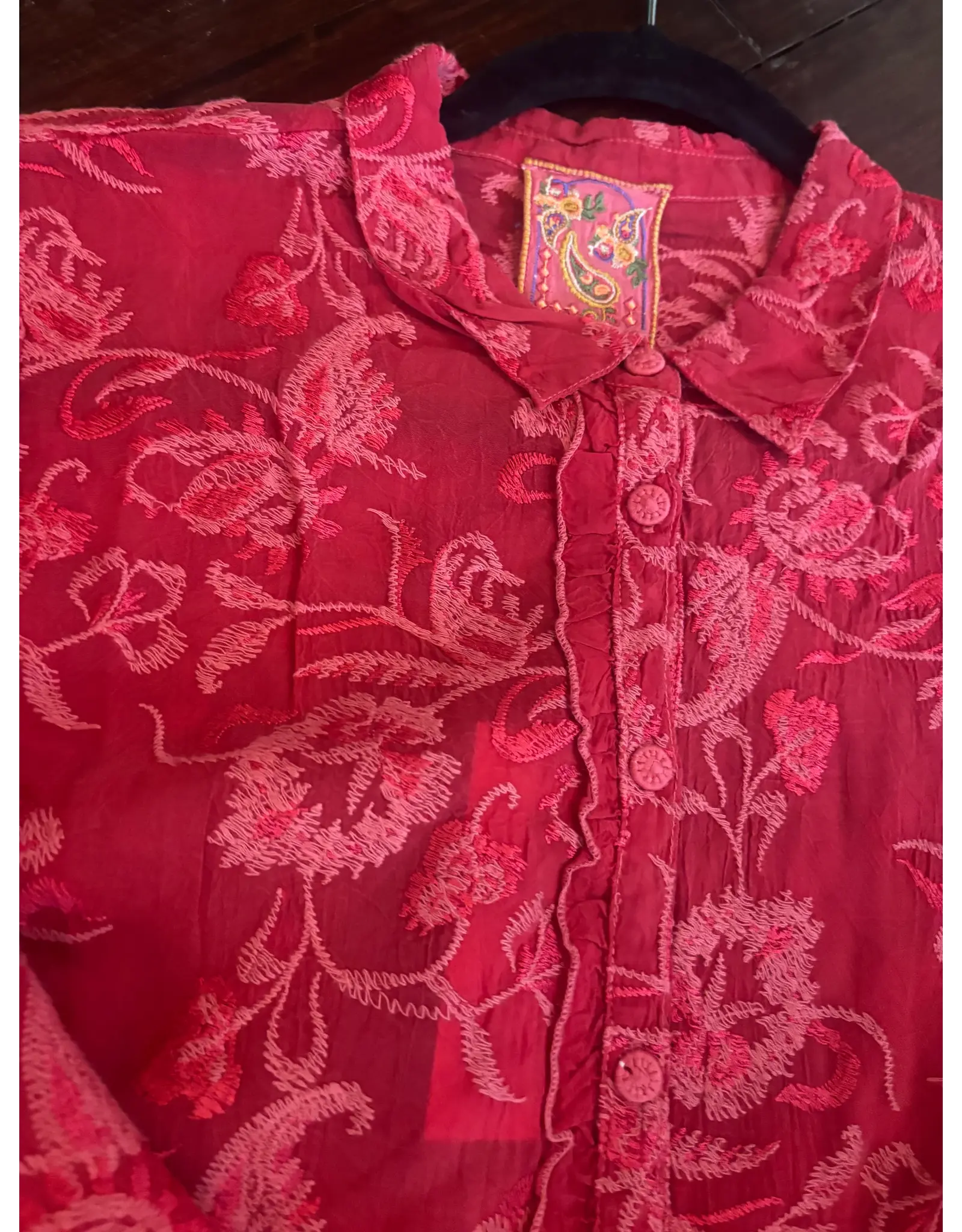 Johnny Was Johnny Was Elain Shirt - Scooter