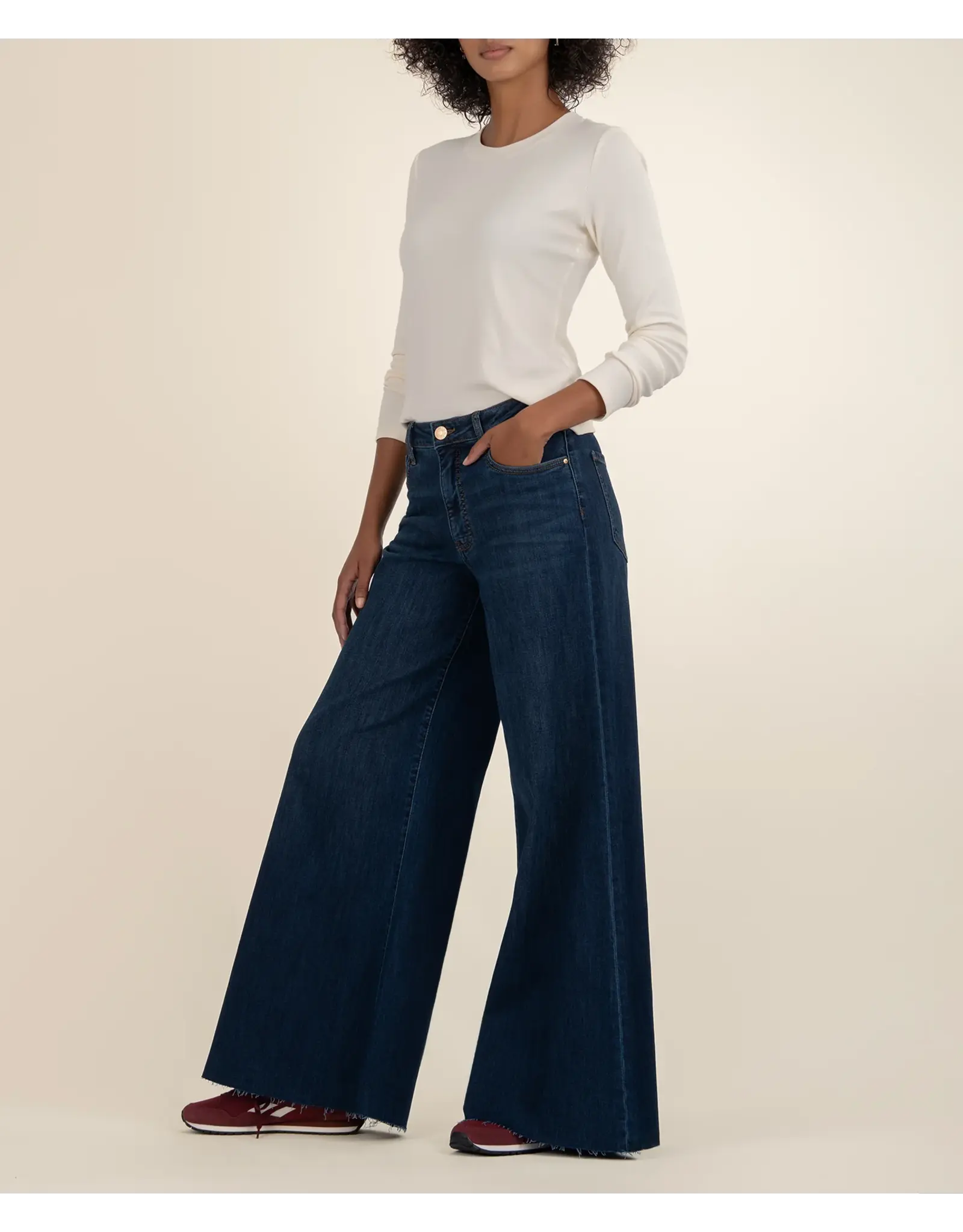 Kut from the Kloth / STS Blue KUT Blake High Rise Super Wide Leg Indisputable